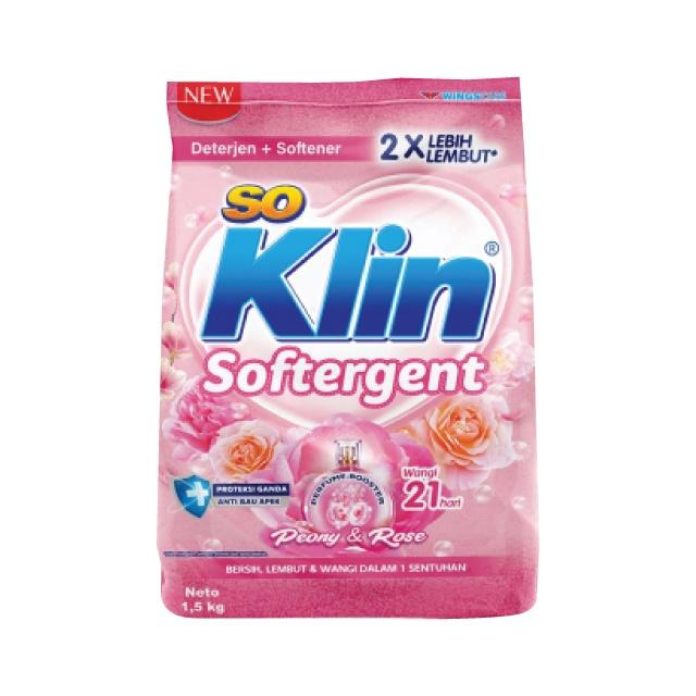 SO KLIN SOFTERGENT PINK 1.8/1.5 KG - Beli di Lotte Grosir