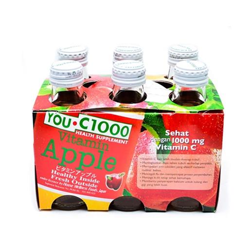 YOU C 1000 APPLE 6 X 140 ML - Beli di Lotte Grosir