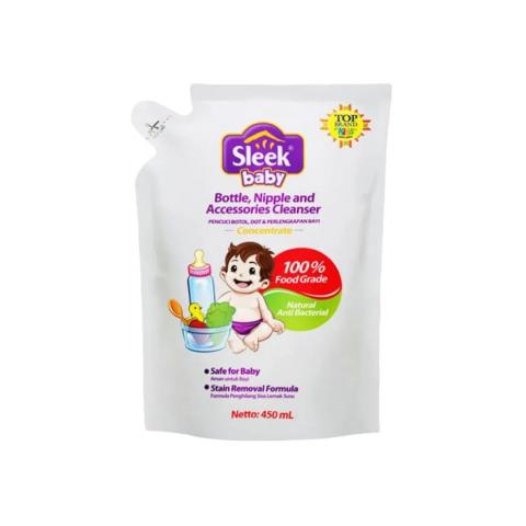 SLEEK NIPPLE BABY WASH PCH 450ML - Beli di Lotte Grosir