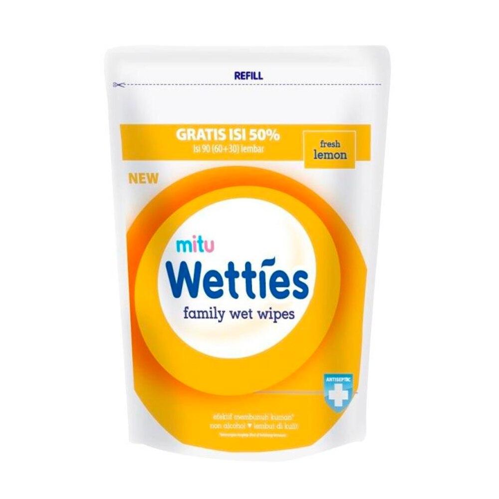 MITU WET TISSUE LEMON REF 120/90's - Beli di Lotte Grosir