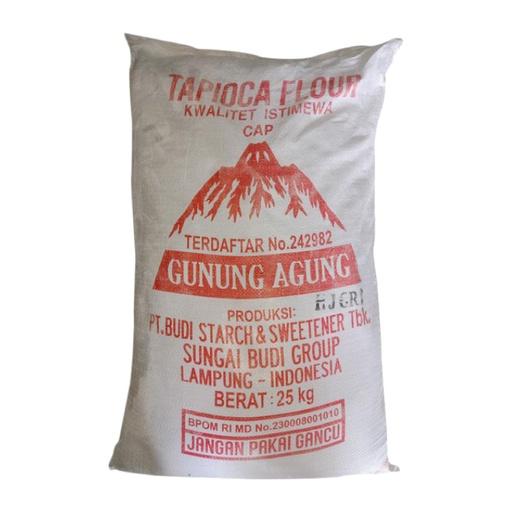 GUNUNG AGUNG MERAH TEPUNG TAPIOKA 25KG - Beli di Lotte Grosir