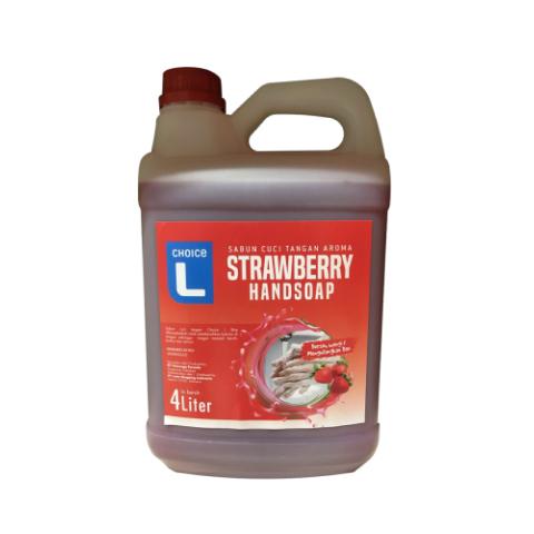 CHOICE L (B) HANDSOAP STRAWBERRY JRG 4 L - Beli di Lotte Grosir