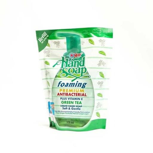 YURI HS FOAM GREEN TEA POUCH 375ML - Beli di Lotte Grosir