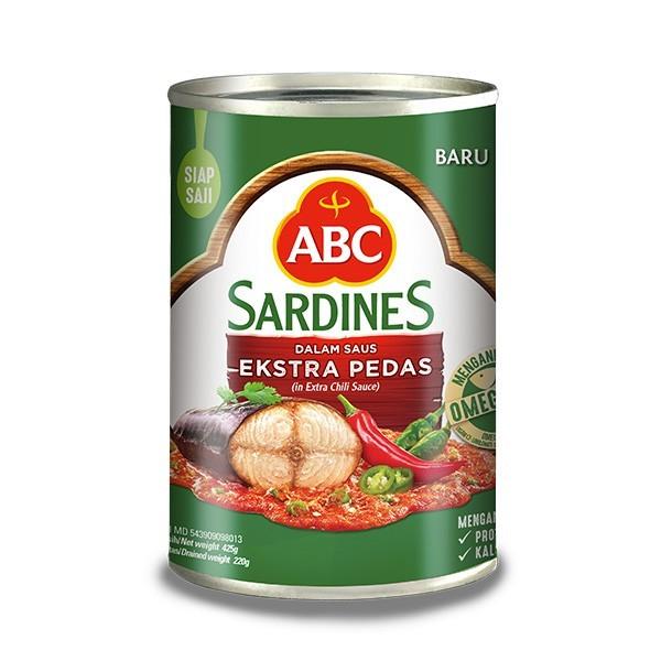 ABC SARDINE EXTRA HOT 425 G - Beli di Lotte Grosir