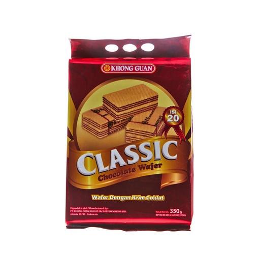 KHONG GUAN CLASSIC WAFER COKLAT 350g - Beli di Lotte Grosir