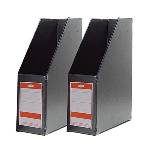 (D) LM JUMBO BOX FILE PVC HITAM 3 PCS - Beli di Lotte Grosir