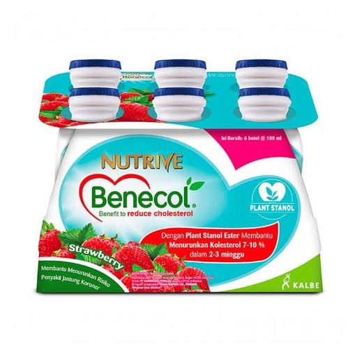 NUTRIVE BENECOL STRAWB 6 X100 ML - Beli di Lotte Grosir