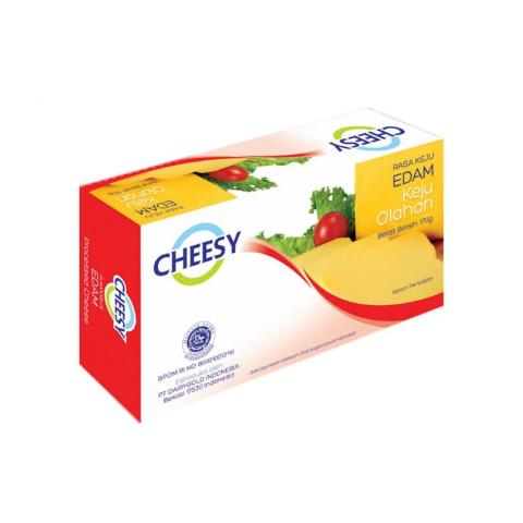 CHEESY PROC CHEESE - EDAM 170 GR - Beli di Lotte Grosir