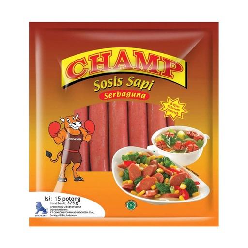 CHAMP BEEF SAUSAGE SERBAGUNA 375G - Beli di Lotte Grosir