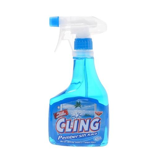 CLING GLAS CLEAN BIRU BTL 425ml - Beli di Lotte Grosir
