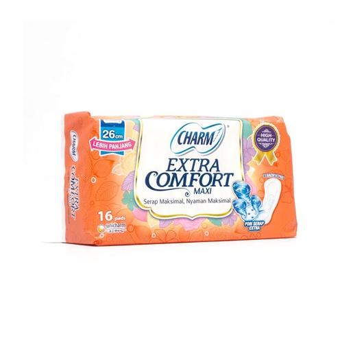 CHARM EXTRA COMFORT MAXI 16'S - Beli di Lotte Grosir