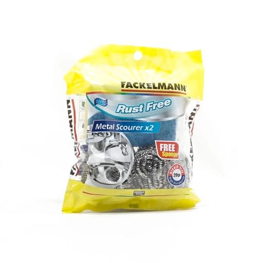 (D)FACKELMANN METAL SCOURER 2 PCS FREE SPON - Beli di Lotte Grosir