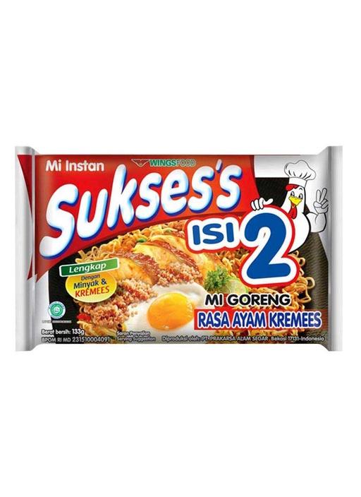 SUKSES'S MIE 2 GORENG AYAM KREMES 112GR - Beli di Lotte Grosir