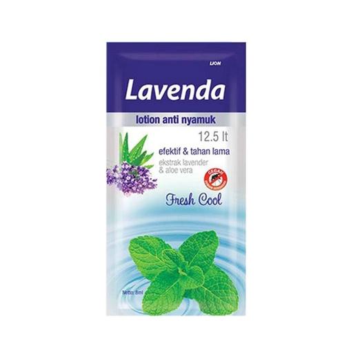 LAVENDA LOTION ANTI NYAMUK BIRU 12X8/6ml - Beli di Lotte Grosir
