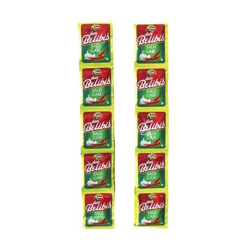 DUA BELIBIS SAUS CABE 10X18G - Beli di Lotte Grosir