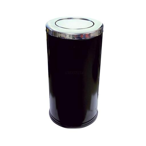 (D)I/Y DUSTBIN ROUND BLACK SWING 25*61CM - Beli di Lotte Grosir