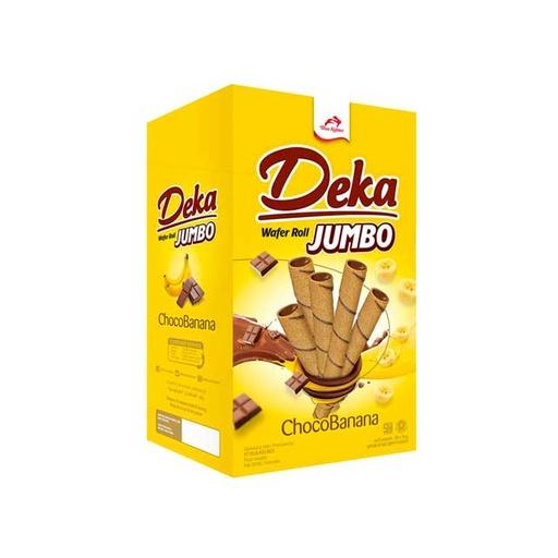 DEKA ROLL JUMBO CHOCO BANANA 20X16GR - Beli di Lotte Grosir