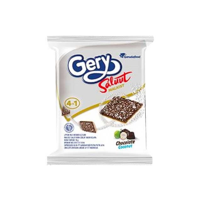 GERY SALUUT MALKIST CHOCOLATE 10X18gr - Beli di Lotte Grosir