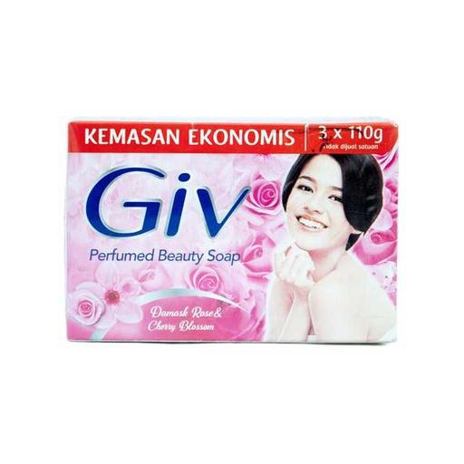 GIV BAR SOAP EKONOMIS MERAH 3X110GR - Beli di Lotte Grosir