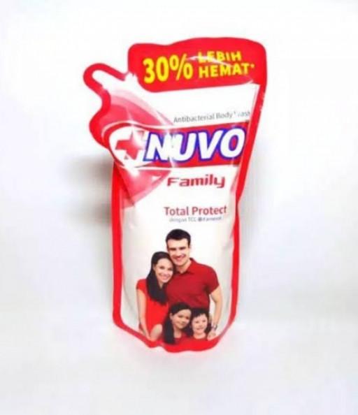 NUVO BODY WASH LIQ SOAP MERAH PCH 800ml - Beli di Lotte Grosir