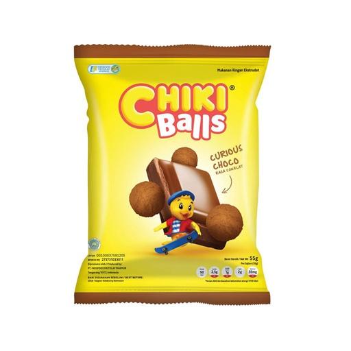 CHIKI BALLS CHOCOLATE 55G - Beli di Lotte Grosir