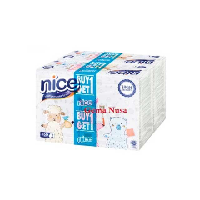 NICE TOWEL MULTIFOLD 2X150'S (B1G1) - Beli di Lotte Grosir