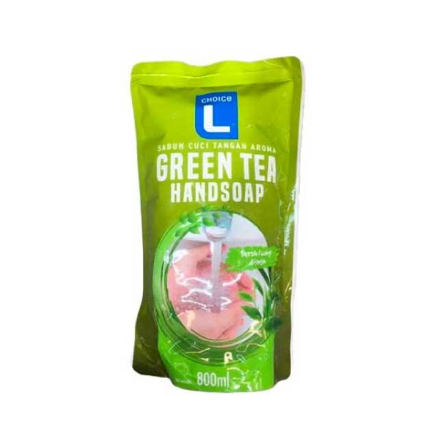CHOICE L HANDSOAP GREENTEA POUCH 800ML - Beli di Lotte Grosir