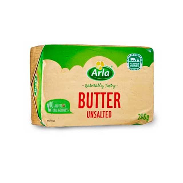 ARLA UNSALTED BUTTER 200GR - Beli di Lotte Grosir