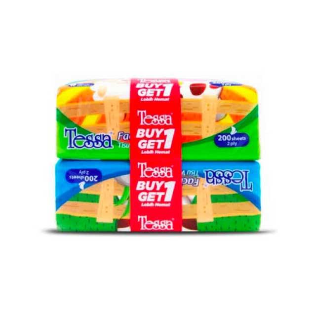 TESSA FACIAL TISSUE 200'S (B1G1) - Beli di Lotte Grosir