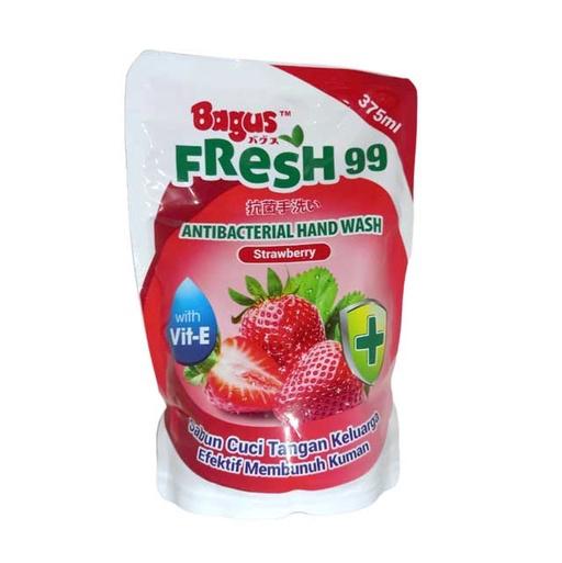BAGUS FRESH99 AB HW STRAWBERRY PCH 375ML - Beli di Lotte Grosir