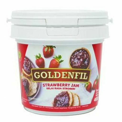 GOLDENFIL STRAWBERRY JAM 400GR - Beli di Lotte Grosir