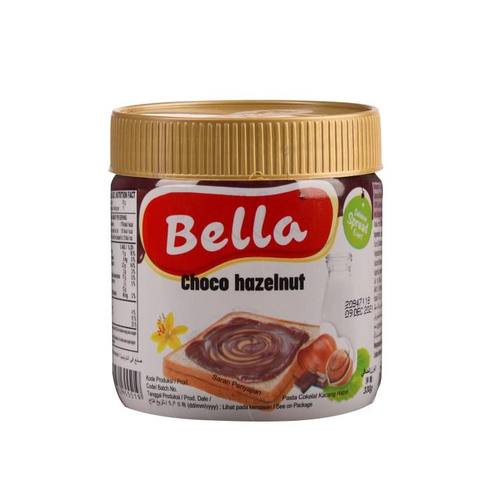 BELLA SPREAD TWIN CHOCO HAZELNUT JAR300G - Beli di Lotte Grosir