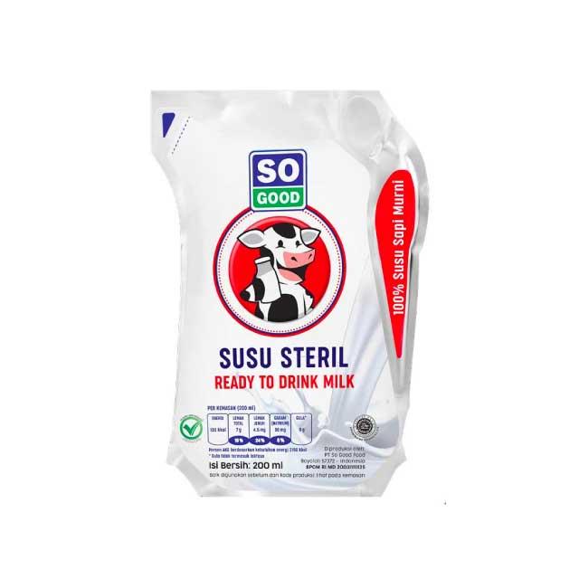 SO GOOD SUSU STERIL 200 ML - Beli di Lotte Grosir