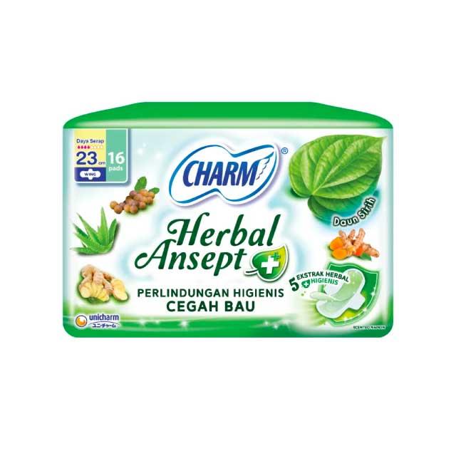 CHARM HERBALAN SEPT WING23 cm 16/15'S - Beli di Lotte Grosir