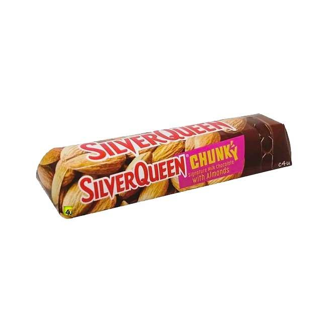 SILVER QUEEN CHUNKY ALMOND 26G - Beli di Lotte Grosir