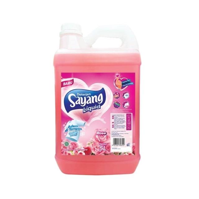 SAYANG LIQUID DETERGENT ROSE JRG 5L - Beli di Lotte Grosir