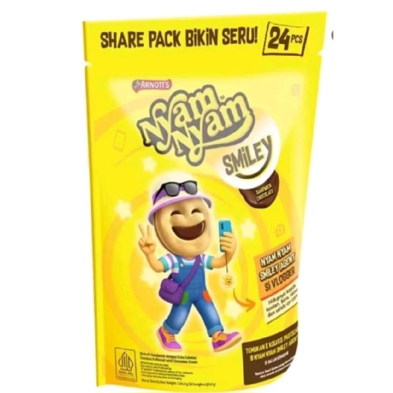 NYAM NYAM SMILEY SHARE PACK 134.4gr - Beli di Lotte Grosir