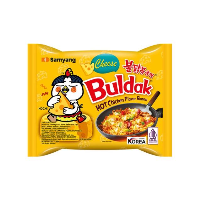 SAMYANG HOT CHICKEN RAMEN CHEESE 140 GR - Beli di Lotte Grosir